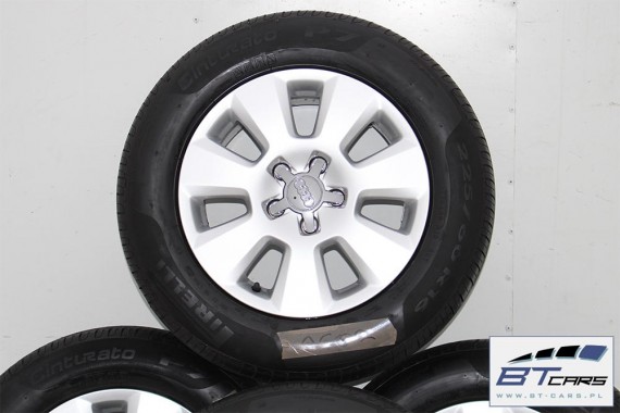 AUDI A4 A6 FELGI 16 cali OPONY LETNIE KOŁA felga 4G0601025 7,5J*16H2 ET37 opona LATO CINTURATO P7 225/60/16 98Y 8K, 4G 2010-