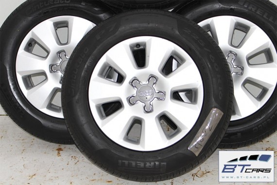 AUDI A4 A6 FELGI 16 cali OPONY LETNIE KOŁA felga 4G0601025 7,5J*16H2 ET37 opona LATO CINTURATO P7 225/60/16 98Y 8K, 4G 2010-