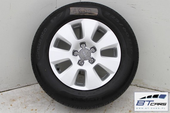 AUDI A4 A6 FELGI 16 cali OPONY LETNIE KOŁA felga 4G0601025 7,5J*16H2 ET37 opona LATO CINTURATO P7 225/60/16 98Y 8K, 4G 2010-