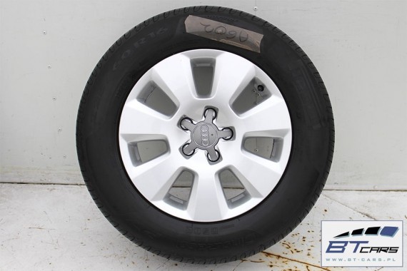 AUDI A4 A6 FELGI 16 cali OPONY LETNIE KOŁA felga 4G0601025 7,5J*16H2 ET37 opona LATO CINTURATO P7 225/60/16 98Y 8K, 4G 2010-