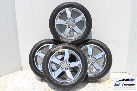 AUDI Q3 FELGI 18 cali 8U0601025T OPONY LATO KOŁA felga 8U0 601 025 7J*18H2 ET43 opona LATO GOODYEAR Eagle F1 235/50/18 S-LINE 8U