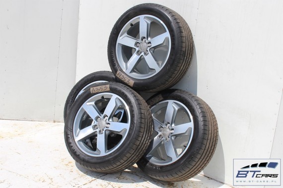 AUDI Q3 FELGI 18 cali 8U0601025T OPONY LATO KOŁA felga 8U0 601 025 7J*18H2 ET43 opona LATO GOODYEAR Eagle F1 235/50/18 S-LINE 8U