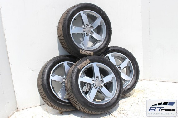 AUDI Q3 FELGI 18 cali 8U0601025T OPONY LATO KOŁA felga 8U0 601 025 7J*18H2 ET43 opona LATO GOODYEAR Eagle F1 235/50/18 S-LINE 8U