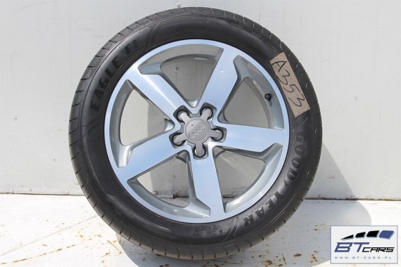 AUDI Q3 FELGI 18 cali 8U0601025T OPONY LATO KOŁA felga 8U0 601 025 7J*18H2 ET43 opona LATO GOODYEAR Eagle F1 235/50/18 S-LINE 8U