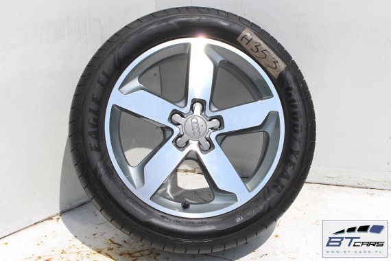 AUDI Q3 FELGI 18 cali 8U0601025T OPONY LATO KOŁA felga 8U0 601 025 7J*18H2 ET43 opona LATO GOODYEAR Eagle F1 235/50/18 S-LINE 8U