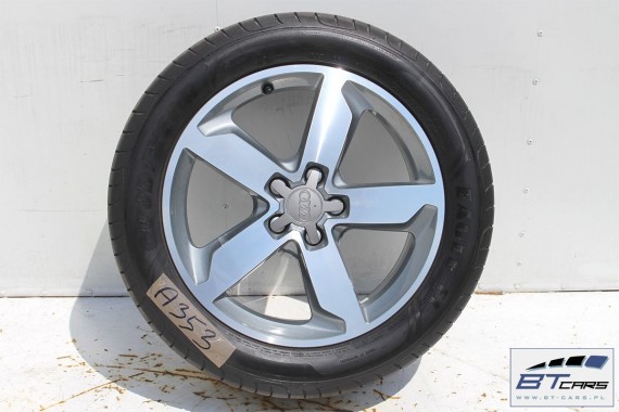 AUDI Q3 FELGI 18 cali 8U0601025T OPONY LATO KOŁA felga 8U0 601 025 7J*18H2 ET43 opona LATO GOODYEAR Eagle F1 235/50/18 S-LINE 8U