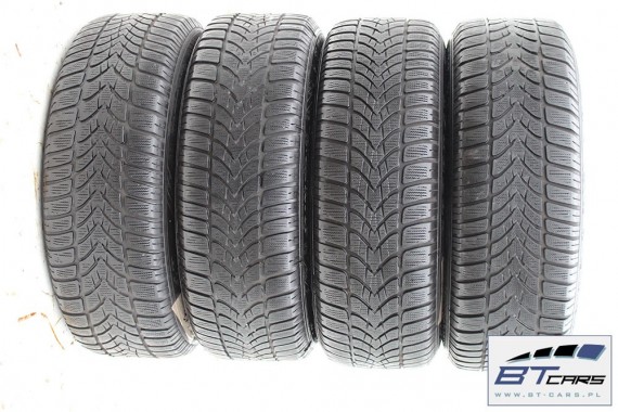 AUDI A4 A5 FELGI 16 OPONY ZIMOWE + KOŁA stalowe 8K0601027 ZIMA opona DUNLOP SP WINTER SPORT 4D 205/60/16 7,5J*16H2 ET39 92 H 8K