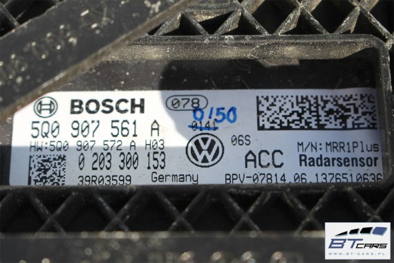 VW AUDI SKODA SEAT RADAR ACC 5Q0907561A 5Q0907561B sensor DISTRONIC 5Q0 907 561 A B 5Q0 907 572 A 5Q0907572B 5Q0907561