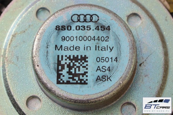 AUDI TT GŁOŚNIKI NAGŁOŚNIENIE KOMPLET BANG 8S0035454 8S0035453A 8S0035399A 8S0035411B głośnik 8S 2015- Bang & Olufsen