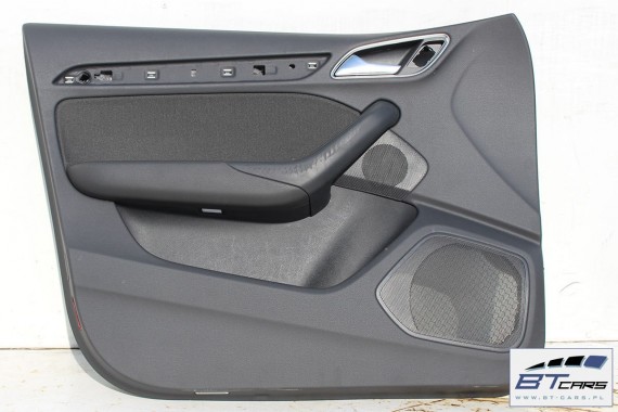 AUDI Q3 BOCZKI DRZWIOWE BOCZEK TAPICERKA 8U 8U1867103 8U1867104 8U0867303 8U0867304 8U0 867 303 WFA czarne