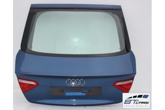 AUDI A5 SPORTBACK KOMPLETNY TYŁ ZDERZAK tylny + KLAPA BAGAŻNIKA + LAMPY lampa 8T 8T8 LX5V - niebieski (Arubablau perlefekt)