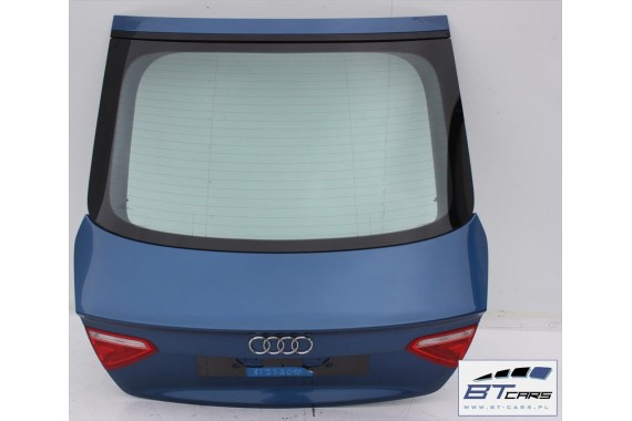 AUDI A5 SPORTBACK KOMPLETNY TYŁ ZDERZAK tylny + KLAPA BAGAŻNIKA + LAMPY lampa 8T 8T8 LX5V - niebieski (Arubablau perlefekt)