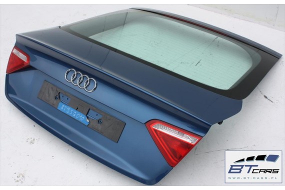 AUDI A5 SPORTBACK KOMPLETNY TYŁ ZDERZAK tylny + KLAPA BAGAŻNIKA + LAMPY lampa 8T 8T8 LX5V - niebieski (Arubablau perlefekt)