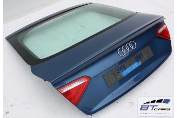 AUDI A5 SPORTBACK KOMPLETNY TYŁ ZDERZAK tylny + KLAPA BAGAŻNIKA + LAMPY lampa 8T 8T8 LX5V - niebieski (Arubablau perlefekt)