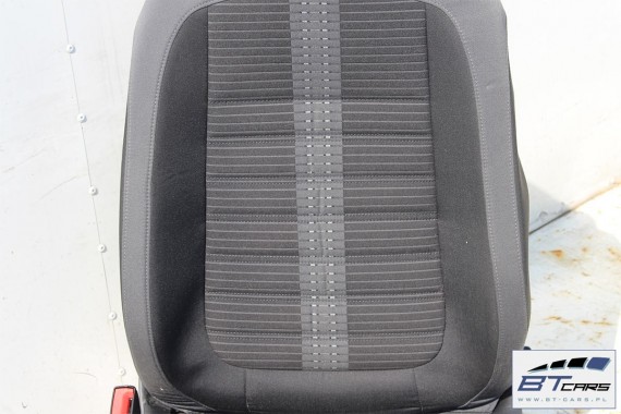 VW THE BEETLE CABRIO FOTELE KOMPLET FOTELI siedzeń siedzenia tapicerka 5C 5C3 5C0 welur  w kolorze czarnym i szarym