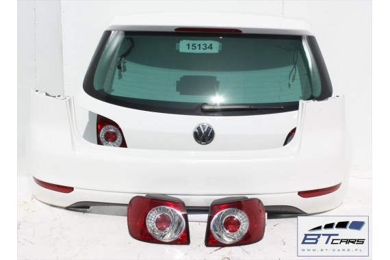 VW GOLF 6 VI PLUS TYŁ TYŁ ZDERZAK tylny + KLAPA BAGAŻNIKA 5M Kolor: LB9A - biały (candy white) led ledy