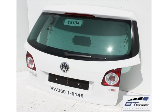 VW GOLF 6 VI PLUS TYŁ TYŁ ZDERZAK tylny + KLAPA BAGAŻNIKA 5M Kolor: LB9A - biały (candy white) led ledy