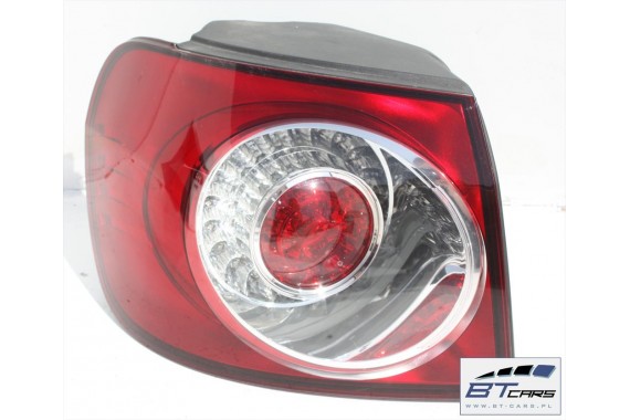 VW GOLF 6 VI PLUS TYŁ TYŁ ZDERZAK tylny + KLAPA BAGAŻNIKA 5M Kolor: LB9A - biały (candy white) led ledy