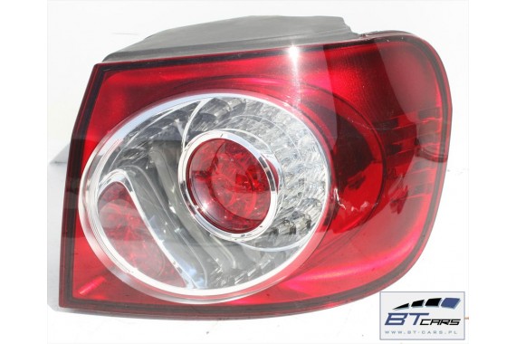 VW GOLF 6 VI PLUS TYŁ TYŁ ZDERZAK tylny + KLAPA BAGAŻNIKA 5M Kolor: LB9A - biały (candy white) led ledy