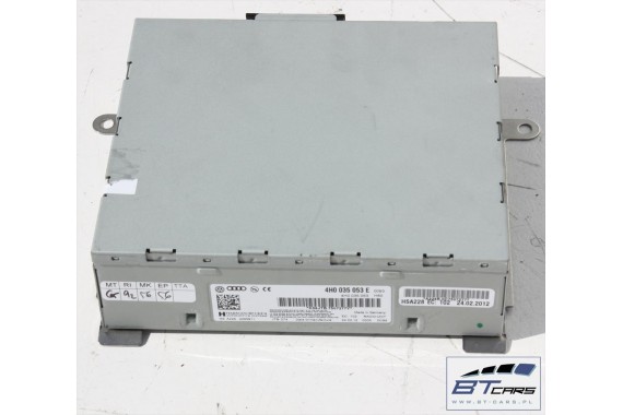 AUDI A8 TUNER RADIOWY RADIO UNIT 4H0035053E radiounit 4H0 035 053 E 4H 4H0035053E 4H0035053EX 4H0035053 4H0035053E 4H0035053