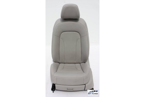 AUDI Q5 FOTEL FOTELE KANAPA TAPICERKA SZARA ACHAT 8R skóra siedzisko oparcie