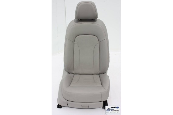 AUDI Q5 FOTEL FOTELE KANAPA TAPICERKA SZARA ACHAT 8R skóra siedzisko oparcie