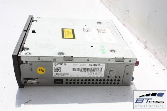 AUDI A8 CZYTNIK MMI NAVI DVD SD SIM 3G+ 4H0035670 4H0035670A 4H0 035 670 8R0060884R 4H0035670 4H0035670A 4H0035670 4H0035670A