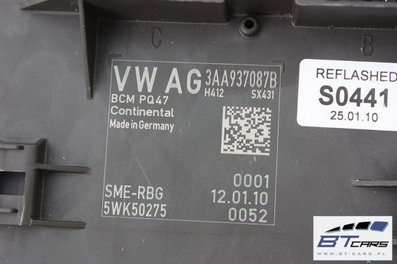 VW PASSAT B7 CC STEROWNIK BORDNETZ 3AA937087B 3AA937087E 3AA937087J 3AA937087R moduł BCM 3AA 937 087 B 3C