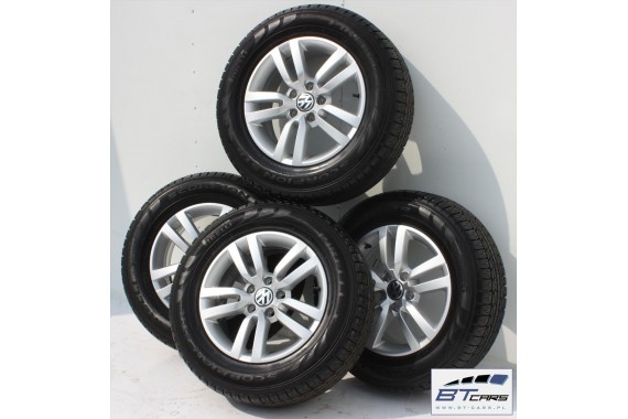 VW TIGUAN SHARAN FELGI 16 cali OPONY KOŁA felga 5N0601025R 6,5J*16H2 ET33 opona PIRELLI SCORPION STP 215/65/16 98H 5N0601025R