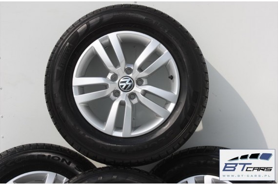 VW TIGUAN SHARAN FELGI 16 cali OPONY KOŁA felga 5N0601025R 6,5J*16H2 ET33 opona PIRELLI SCORPION STP 215/65/16 98H 5N0601025R