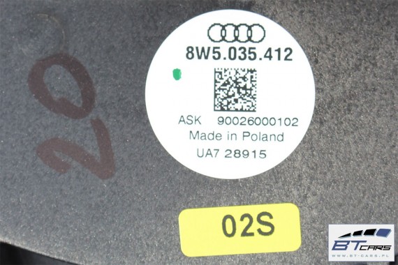 AUDI A4 SEDAN GŁOŚNIKI NAGŁOŚNIENIE 8W5035412 8W5035411 8W0035415 8W0035454 8W0035399 8W5035399 KOMPLET GŁOŚNIKÓW ZESTAW GŁOŚNIK