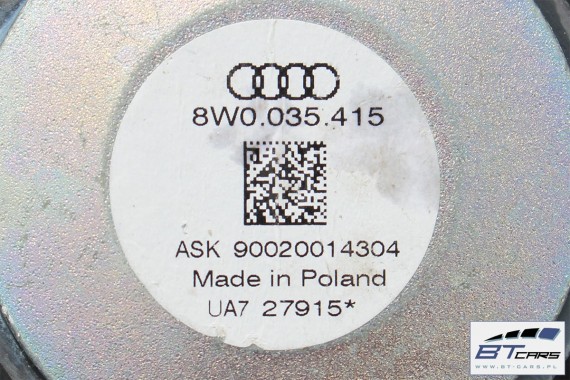 AUDI A4 SEDAN GŁOŚNIKI NAGŁOŚNIENIE 8W5035412 8W5035411 8W0035415 8W0035454 8W0035399 8W5035399 KOMPLET GŁOŚNIKÓW ZESTAW GŁOŚNIK