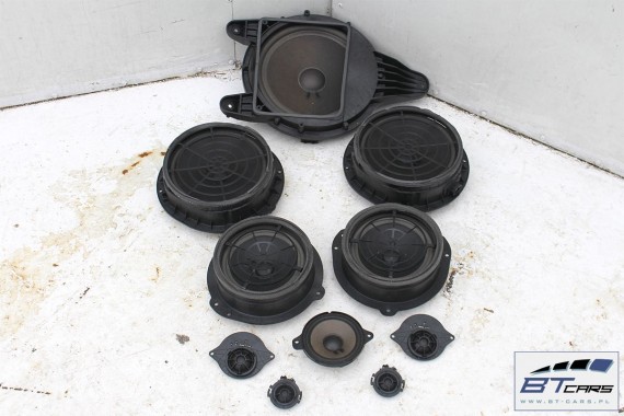 AUDI A4 SEDAN GŁOŚNIKI NAGŁOŚNIENIE 8W5035412 8W5035411 8W0035415 8W0035454 8W0035399 8W5035399 KOMPLET GŁOŚNIKÓW ZESTAW GŁOŚNIK