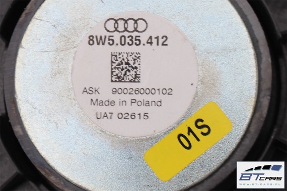 AUDI A4 SEDAN GŁOŚNIKI NAGŁOŚNIENIE 8W5035412 8W5035411 8W0035415 8W0035454 8W0035399 8W5035399 KOMPLET GŁOŚNIKÓW ZESTAW GŁOŚNIK