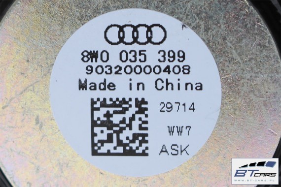 AUDI A4 SEDAN GŁOŚNIKI NAGŁOŚNIENIE 8W5035412 8W5035411 8W0035415 8W0035454 8W0035399 8W5035399 KOMPLET GŁOŚNIKÓW ZESTAW GŁOŚNIK