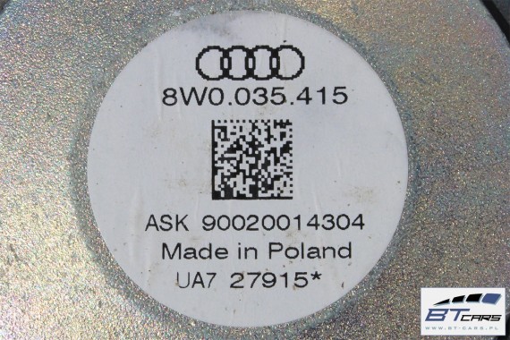 AUDI A4 SEDAN GŁOŚNIKI NAGŁOŚNIENIE 8W5035412 8W5035411 8W0035415 8W0035454 8W0035399 8W5035399 KOMPLET GŁOŚNIKÓW ZESTAW GŁOŚNIK