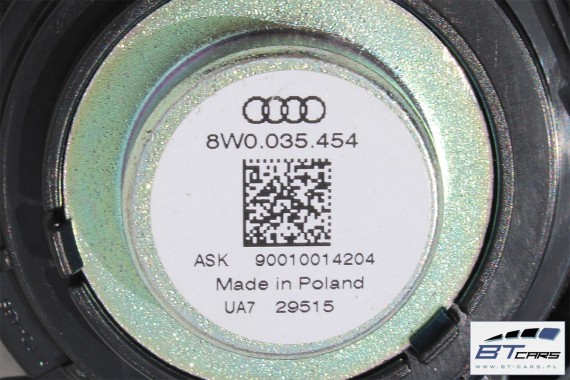AUDI A4 SEDAN GŁOŚNIKI NAGŁOŚNIENIE 8W5035412 8W5035411 8W0035415 8W0035454 8W0035399 8W5035399 KOMPLET GŁOŚNIKÓW ZESTAW GŁOŚNIK