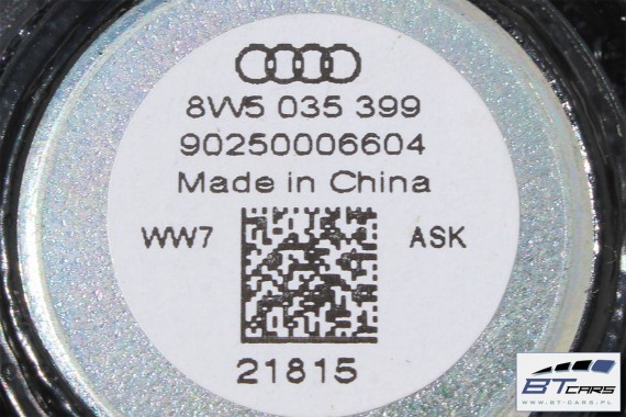 AUDI A4 SEDAN GŁOŚNIKI NAGŁOŚNIENIE 8W5035412 8W5035411 8W0035415 8W0035454 8W0035399 8W5035399 KOMPLET GŁOŚNIKÓW ZESTAW GŁOŚNIK