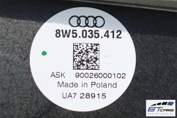 AUDI A4 SEDAN GŁOŚNIKI NAGŁOŚNIENIE 8W5035412 8W5035411 8W0035415 8W0035454 8W0035399 8W5035399 KOMPLET GŁOŚNIKÓW ZESTAW GŁOŚNIK