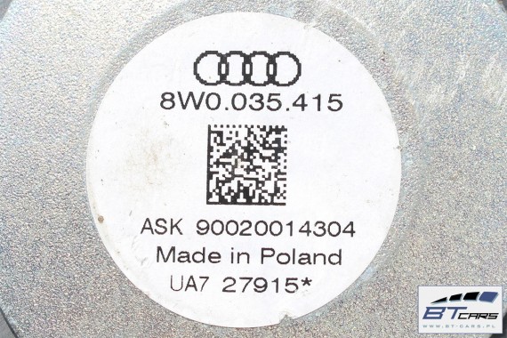 AUDI A4 SEDAN GŁOŚNIKI NAGŁOŚNIENIE 8W5035412 8W5035411 8W0035415 8W0035454 8W0035399 8W5035399 KOMPLET GŁOŚNIKÓW ZESTAW GŁOŚNIK
