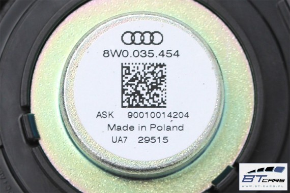 AUDI A4 SEDAN GŁOŚNIKI NAGŁOŚNIENIE 8W5035412 8W5035411 8W0035415 8W0035454 8W0035399 8W5035399 KOMPLET GŁOŚNIKÓW ZESTAW GŁOŚNIK