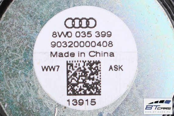 AUDI A4 SEDAN GŁOŚNIKI NAGŁOŚNIENIE 8W5035412 8W5035411 8W0035415 8W0035454 8W0035399 8W5035399 KOMPLET GŁOŚNIKÓW ZESTAW GŁOŚNIK