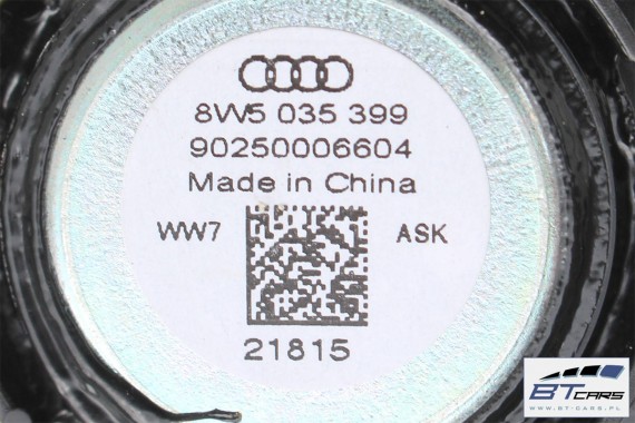 AUDI A4 SEDAN GŁOŚNIKI NAGŁOŚNIENIE 8W5035412 8W5035411 8W0035415 8W0035454 8W0035399 8W5035399 KOMPLET GŁOŚNIKÓW ZESTAW GŁOŚNIK