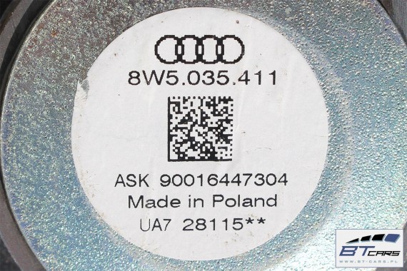AUDI A4 SEDAN GŁOŚNIKI NAGŁOŚNIENIE 8W5035412 8W5035411 8W0035415 8W0035454 8W0035399 8W5035399 KOMPLET GŁOŚNIKÓW ZESTAW GŁOŚNIK