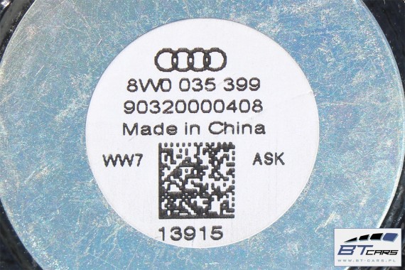 AUDI A4 SEDAN GŁOŚNIKI NAGŁOŚNIENIE 8W5035412 8W5035411 8W0035415 8W0035454 8W0035399 8W5035399 KOMPLET GŁOŚNIKÓW ZESTAW GŁOŚNIK