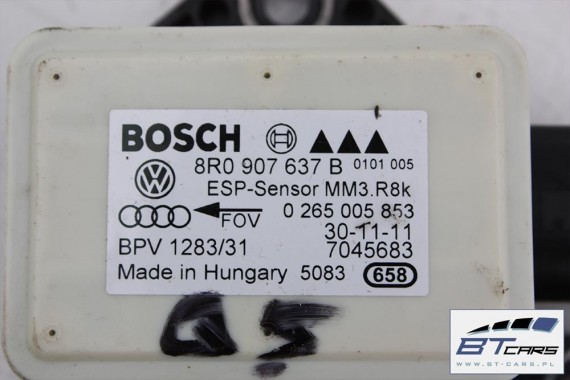 AUDI A4 A5 Q5 STEROWNIK CZUJNIK 8R0907637B 8K0907637D moduł ESP sensor 8R0 907 637 B 8R0907637B 8K0907637D 8R0907637B 8R0907637B