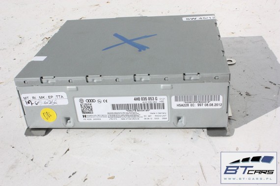 AUDI A8 TUNER RADIOWY RADIO UNIT 4H0035053G 4H0 035 053 G 4H0035053GX HIGH cyfrowo/analogowe 4H0035053G 4H0035053 4H0035053G