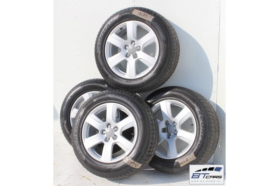 AUDI A6 A7 A8 FELGI 17 cali OPONY ZIMOWE KOŁA felga 4H0601025 8J*17H2 ET30 opona PIRELLI SCORPION WINTER 235/60 106 H 4G 4H zima