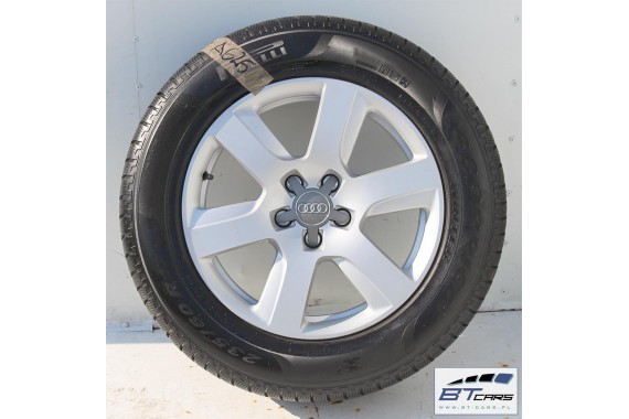 AUDI A6 A7 A8 FELGI 17 cali OPONY ZIMOWE KOŁA felga 4H0601025 8J*17H2 ET30 opona PIRELLI SCORPION WINTER 235/60 106 H 4G 4H zima