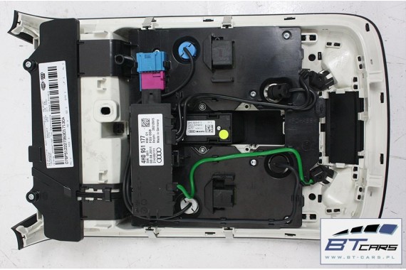 AUDI A8 LAMPKA OŚWIETLENIE PODSUFITKI 4H0947135F 4H0 951 177 TAPICERKA 4H D4 6PS - czarny (soul) 4H0947135F 4H0947135F 4H0947135